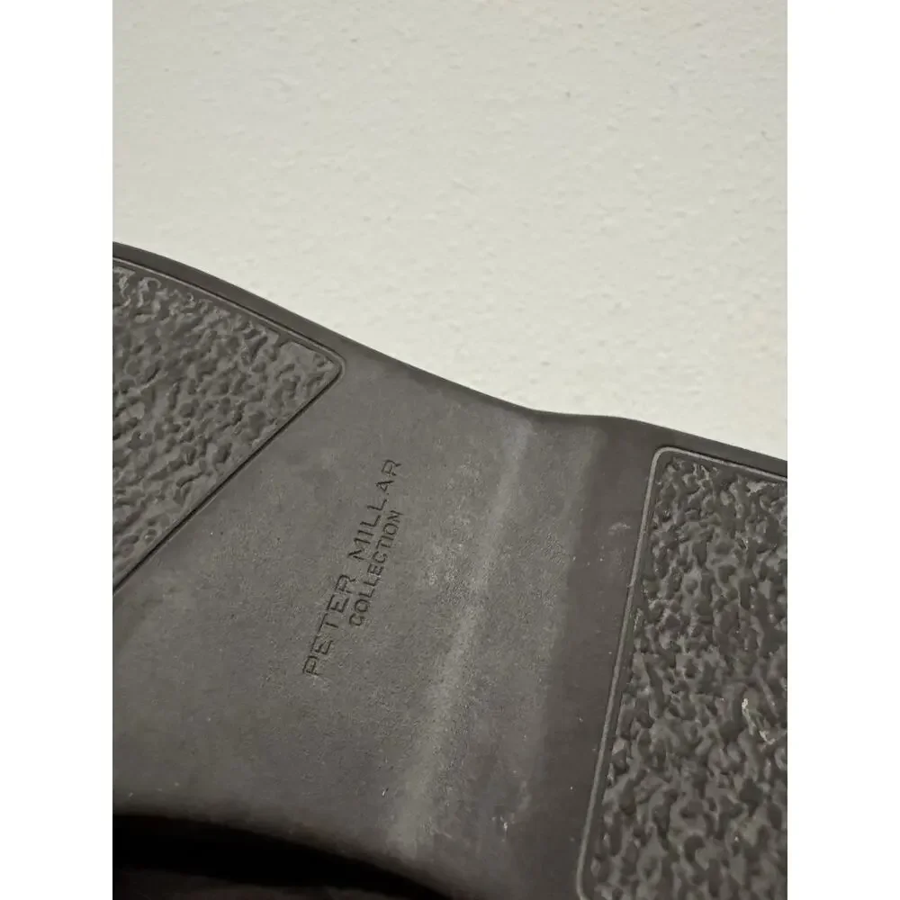 Peter Millar Excursionist Chukka Suede Slip On Boots Brown Men's Size 10.5